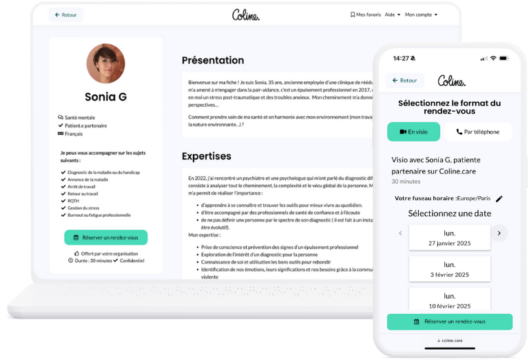 Plateforme Coline.care - Téléphone 5